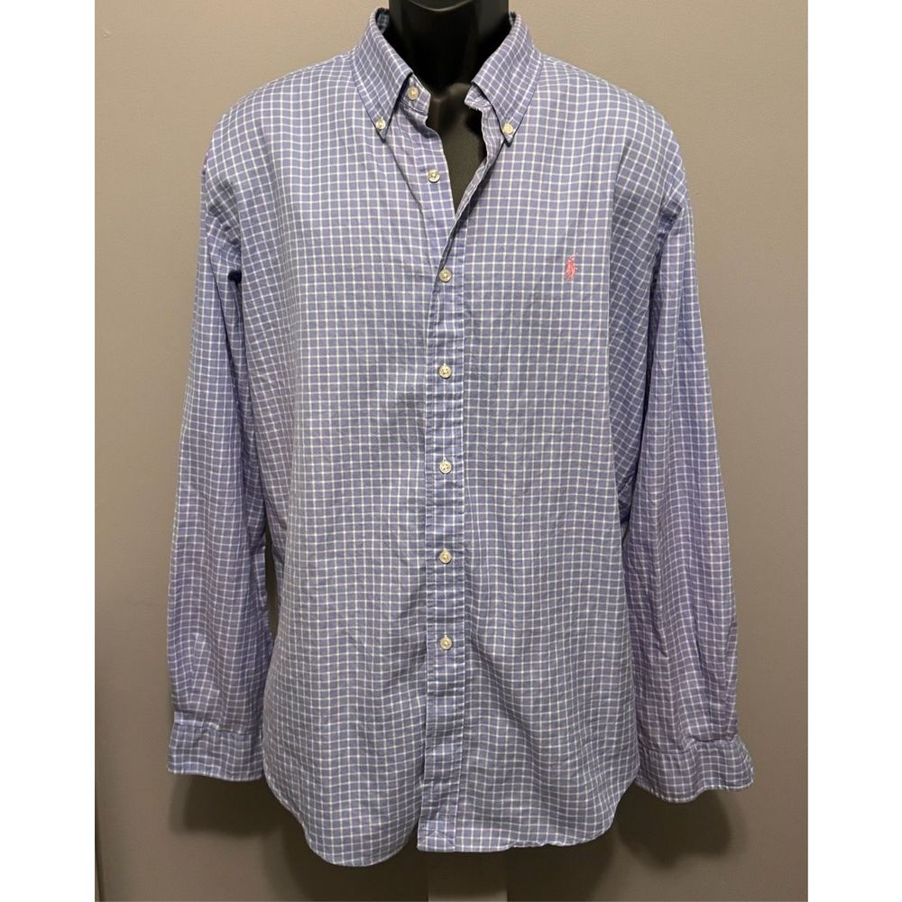 Ralph Lauren Mens Button-Down Shirt, size XXL